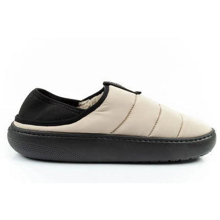 Crocs men's shoes slippers Classic Puff Moc slippers beige insulated