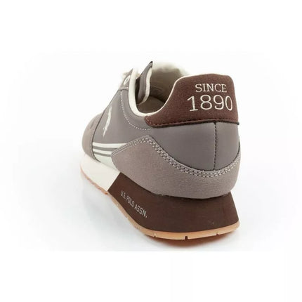 US Polo Assn sports shoes sneakers men's fashionable comfortable brown