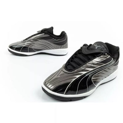 Madingi jaunimo sportiniai bateliai Puma V-S2 Goalgetter, sidabriniai