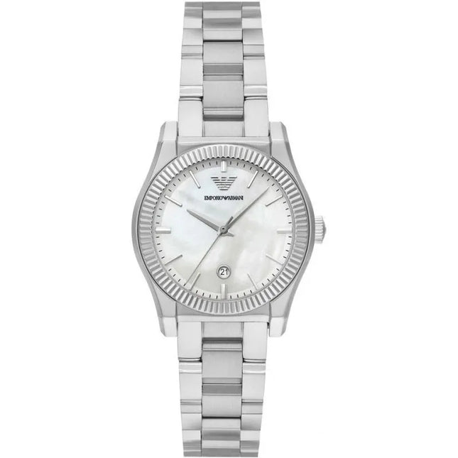 EMPORIO ARMANI AR11723 moteriškas trijų rodyklių laikrodis + DĖŽUTĖ