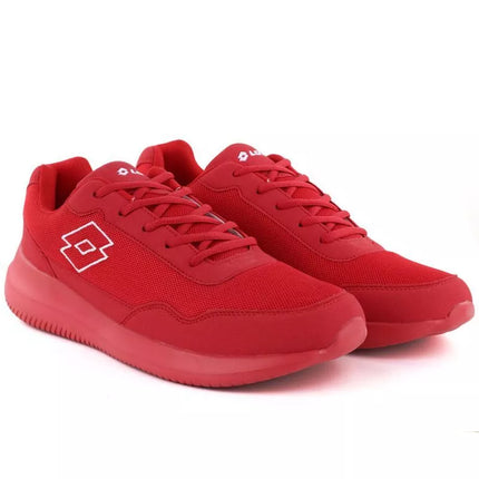 Lotto CONNECT lightweight mesh red sneakers