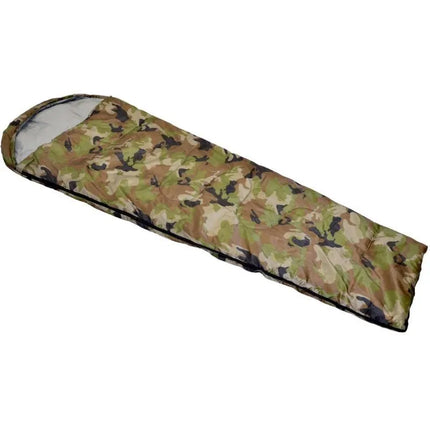 CAMO TOURIST SLEEPING BAG 210x80x50CM WITH ENERO CAMP COMPRESSION