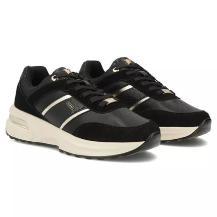 Women's leather shoes, sneakers, black Filippo DP7772