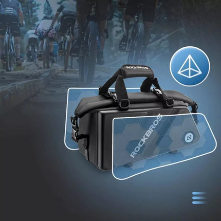 Rockbros 30140090001 dviračio tašė ant bagažinės 11,6 l - juoda