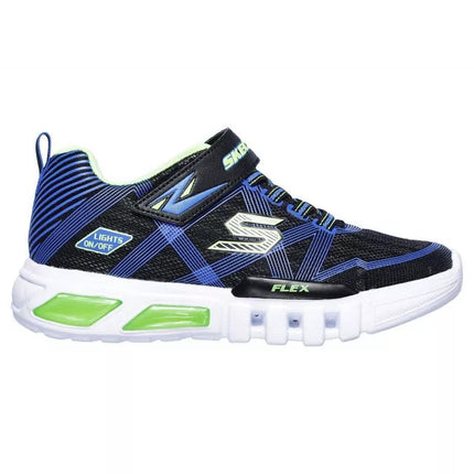 Skechers FLEX-GLOW Tamsiai mėlynos sportiniai batai vaikams (90542L-BBLM)
