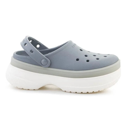 CROCS CLASSIC FROSTED STACKED CLOG CONCRETE 212567-0Z3