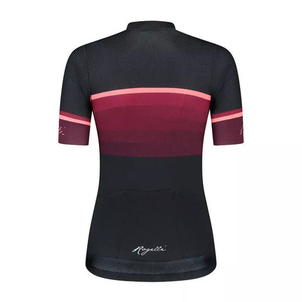 Rogelli IMPRESS II women's t-shirt, burgundy-coral, S