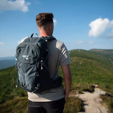 NC1925 GRAY WAYFARER 35L NILS CAMP TRAVEL BACKPACK