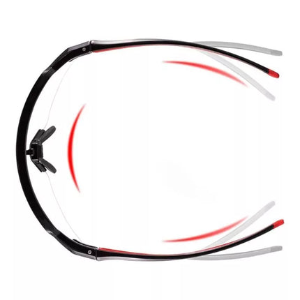 Rockbros 10173 Photochromic UV400 Cycling Glasses - Black and Red