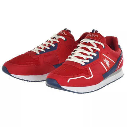 Men's Sports Shoes US Polo Assn. Sneakers - NOBIL004-RED-DBL01
