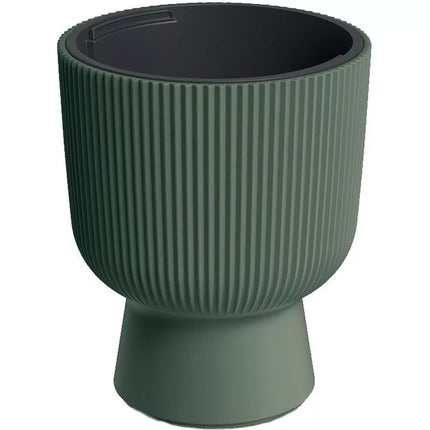 Gėlių vazonas ant kojelės, diametras 30 cm, žalias, MILLY PINA