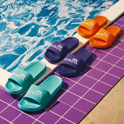 Kubota Women's Pool Flip-Flops Basic Turquoise KKB007