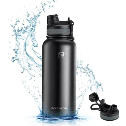 Rockbros 35210029001 termobeteliukas gėrimams dviračiui 550 ml - juodas