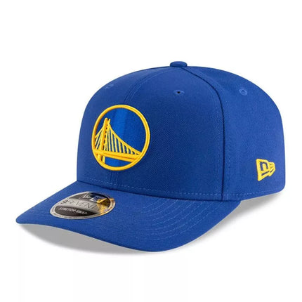 New Era 9SEVENTY Golden State Warriors NBA komandos mėlynas „Stretch Snapback“ stiliaus kepurė - 60755456