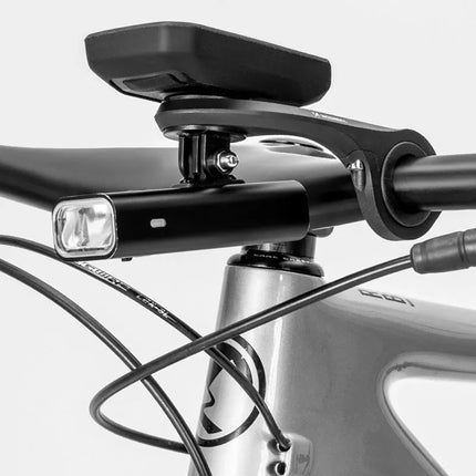 Wozinsky WUG-01B dviračio laikiklis Garmin kompiuteriui, vairui, kamerai, žibintuvėliui - juodas