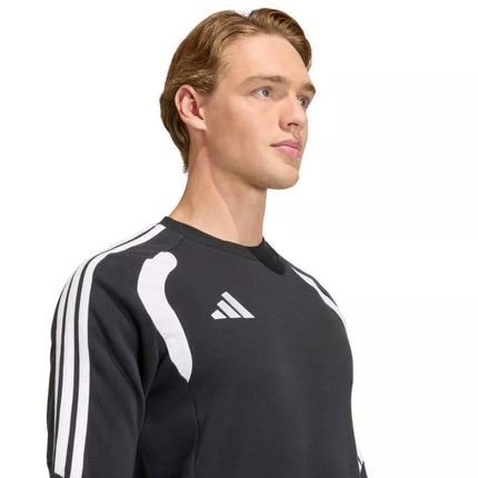 Vyriškas adidas Tiro 26 League Sweat Crew džemperis, juodas ir baltas KF3413
