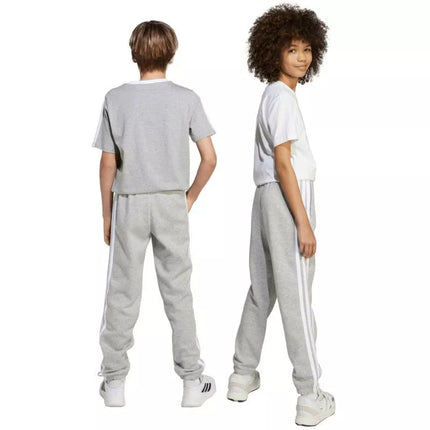 adidas Essentials šviesiai pilkos vaikiškos kelnės JY4995