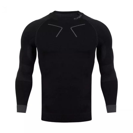 Alpinus Tactical Base Layer Thermoactive Marškinėliai Juoda ir Pilka M GT43219
