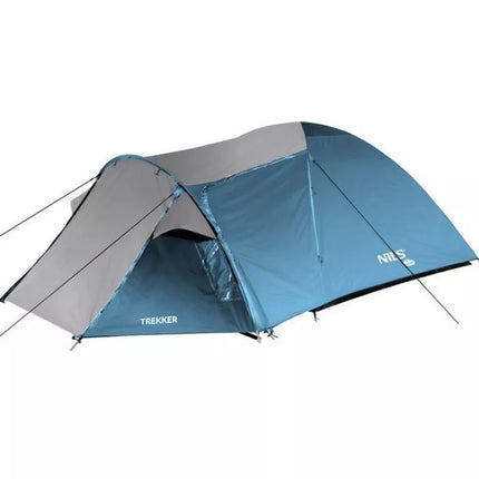 NILS CAMP NC6012 žygio stovyklavimo palapinė, mėlynai pilka