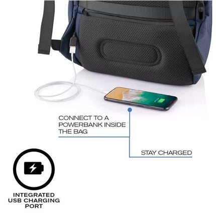 XD DESIGN ANTI-THEFT BACKPACK BOBBY SOFT NAVY BLUE P/N: P705.795