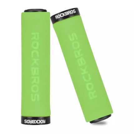 Rockbros BT1001GNBK kempininės dviračio vairo rankenos - žalia ir juoda