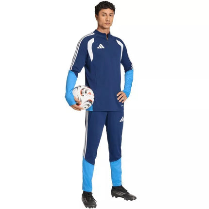 Vyriškas adidas Tiro 26 varžybų treniruočių viršutinis drabužis, tamsiai mėlynas JY6398