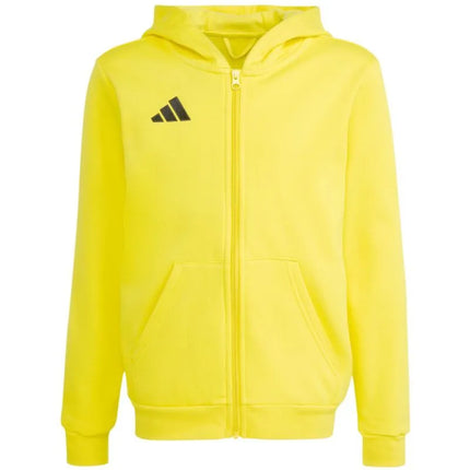 adidas Entrada 26 Full Zip Hoodie Yellow KH1777