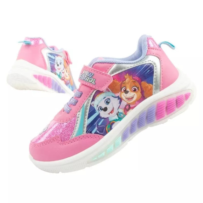 Leomil mergaičių sportbačiai Paw Patrol su LED