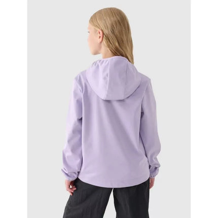 Vėjui nepraleidžianti softshell striukė su neodry 5000 membrana mergaitėms 4F Junior 4FJWAW24TSOFF261-51S