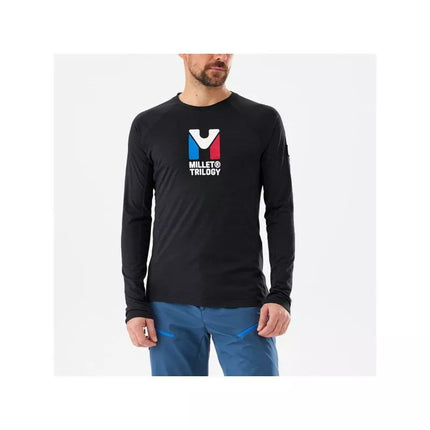 Millet M Trilogy Wool Ts Ls juoda apatinis trikotažas