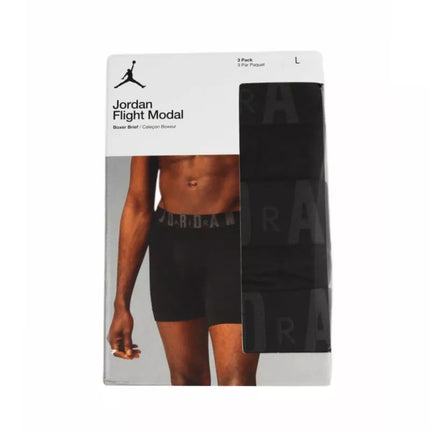 Air Jordan Flight Men's Modal Boxer Briefs 3-Pack Black - JM0621-023