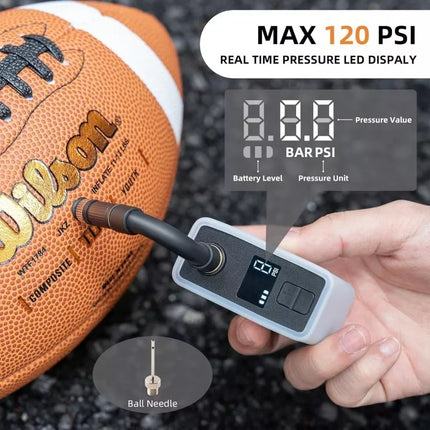 Rockbros mini elektrinis siurblys AS1 PRO 120 PSI