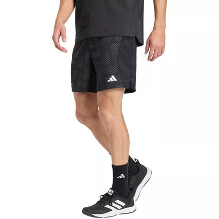 Men's adidas Tech Intensity Aop Shorts Black KB3123