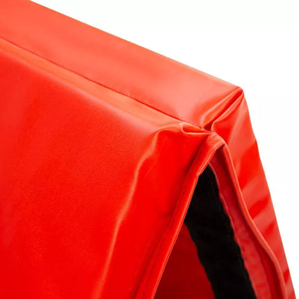 Folding gymnastic mattress red 2400x1200x50mm HMS MGS01