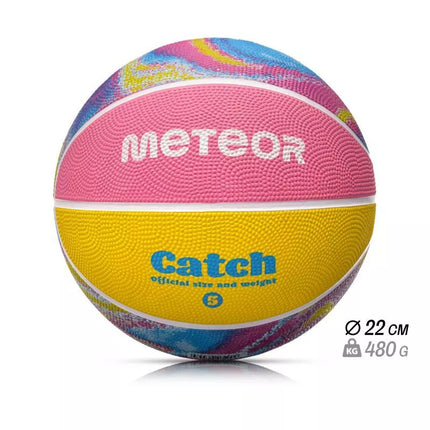 Krepšinio kamuolys Meteor Catch 5, dydis 5 16810