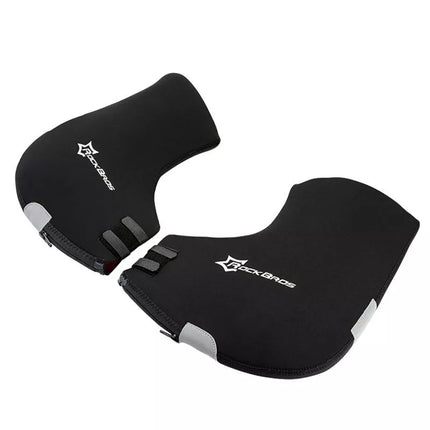 Rockbros D16-B Motorcycle-Compatible Windproof Waterproof Handlebar Gloves - Black