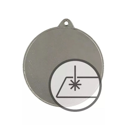 Medal with engraving on laminate