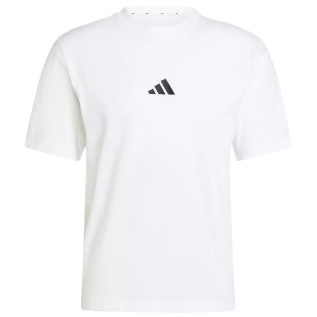 adidas Essentials marškinėliai su mažu logotipu iš viengubo trikotažo M JF1092