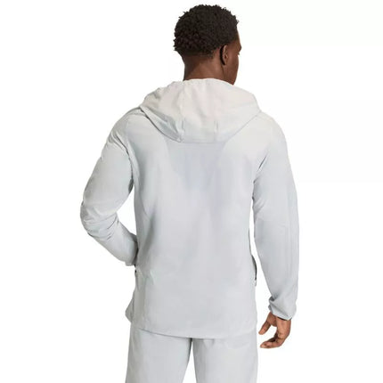 Men's adidas Tiro 26 Travel Windbreaker Jacket Light Gray KD3336