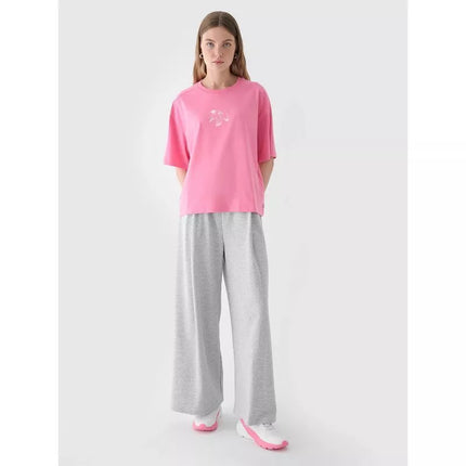 Moteriski oversize spausdinti marškinėliai 4F 4FRAW24TTSHF2582-54S