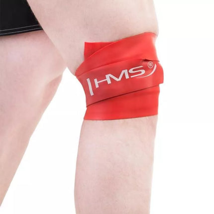 FB01 RED 1.2 x 50 x 2080 MM HMS EXERCISE BAND