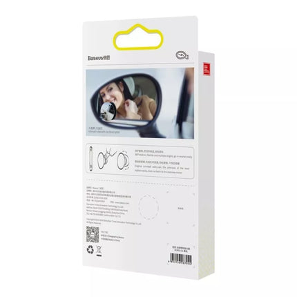Baseus Full-view Blind-spot Mirror 2x additional car side mirror convex blind spot black (ACMDJ-01)