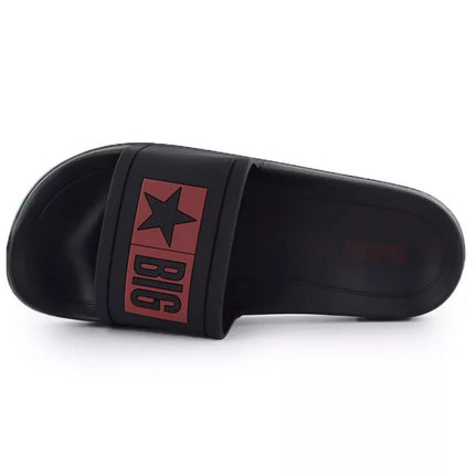 Vyriškos juodos Big Star paplūdimio/baseino šlepetės TT174A003
