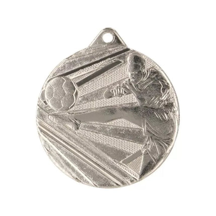 Silver football medal ME001/S
