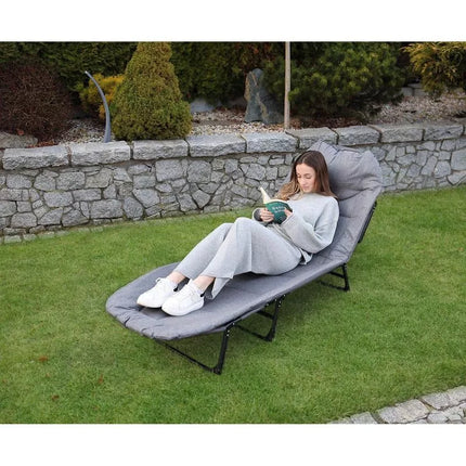 DELUXE TRIP FOLDABLE BED 200X65X29CM