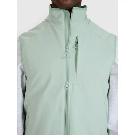 Men's sleeveless vest with stand-up collar 4F 4FWSS25TVJAM194-47S