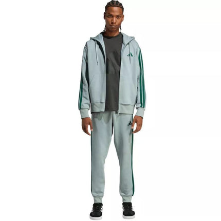 Vyriškos adidas Essentials 3 juostelių flisinės kelnės Mėtinės KD4836