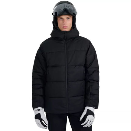 Men's ski jacket 4F M0788 deep black 4FWAW25TTJAM0788 20S