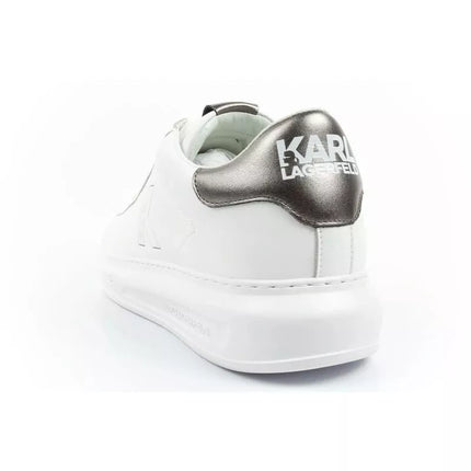 Karl Lagerfeld men's shoes sneakers Kapri natural leather white