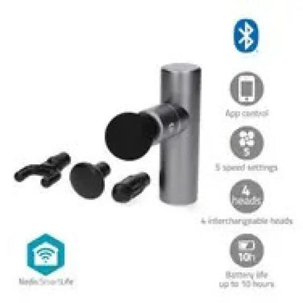 Nedis SmartLife Massage Gun 5 Modes